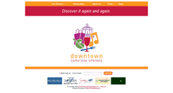 Desktop Screenshot of downtownsaratogasprings.com