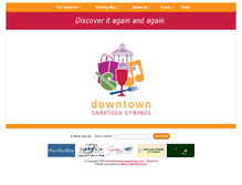 Tablet Screenshot of downtownsaratogasprings.com